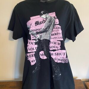 MGK Mainstream Sellout T-Shirt with Pink and White Design